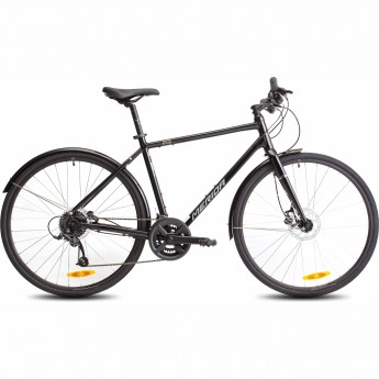 Велосипед MERIDA Crossway Urban 50 GlossyBlack/MattSilver, рама XL